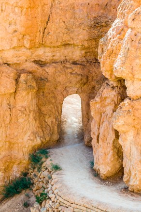 beautiful arch in rock in Bryce Canyon