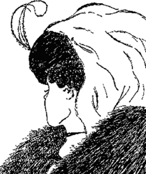 Old woman young girl